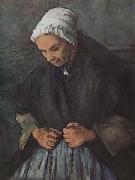 Paul Cezanne, Old Woman with a Rosary